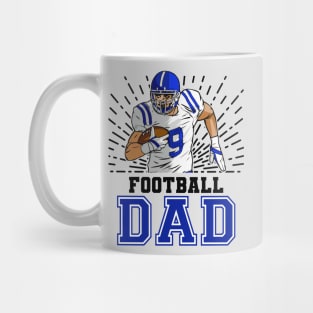 Football Dad // Retro Football Player Mug